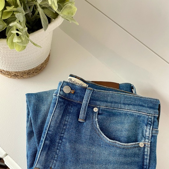 Madewell Denim - Madewell Denim Jeans: 10 inch high rise skinny crop. Size 29 tall.